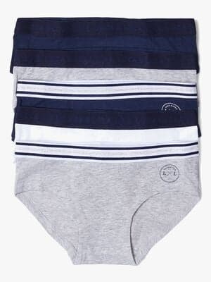 Luca & Lola Claudia Hipstertruse 5-pack, Navy/Grey