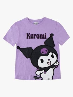 Hello Kitty Kuromi T-skjorte, Lilla