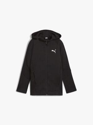 Puma Evostripe Full-Zip Hettegenser, Svart
