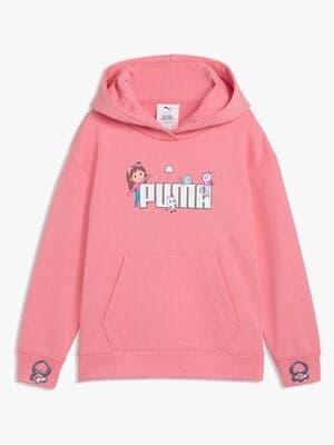 Puma Gabby's Dollhouse Avslappet Hettegenser, Rosa