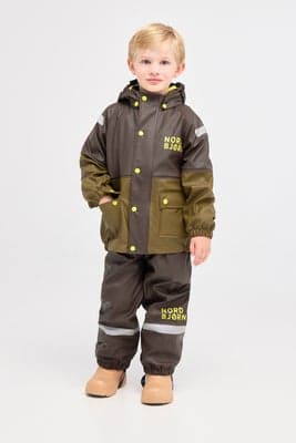 Nordbjørn Molde Fôret Regnsett, Delicioso/Dark Olive