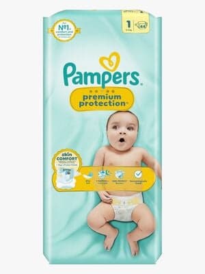 Pampers New Baby Bleier Str 1 2-5 kg 44-Pakk