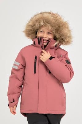 Lindberg Polar Vinterjakke, Mørkerosa