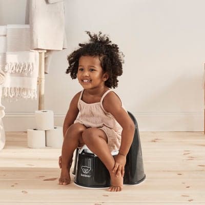 BabyBjörn Pottestol, Svart/Hvit