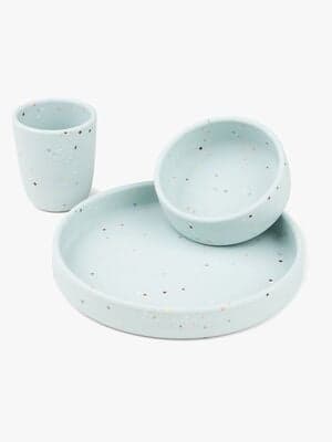 Done By Deer Confetti Barneserviser, Blå