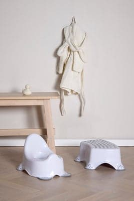 Beemoo CARE Anti-Slip Potte og Krakk, Hvit