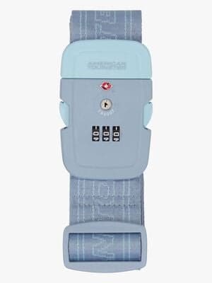 American Tourister TSA Bagasjestropp, Stone Blue/Blue