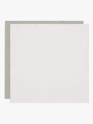 Jollein Musselinteppe 4-Pakk, Olive Green/Ivory