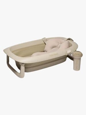 Twistshake Limited Edition Badebalje inkl. Badestøtte & Skyllekanne, Faded Beige