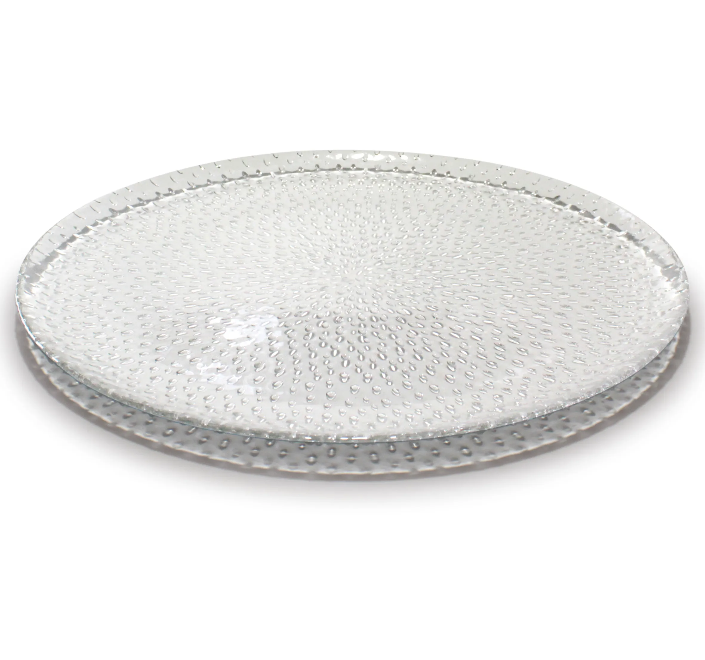 Raw serveringsfat glass, Klar