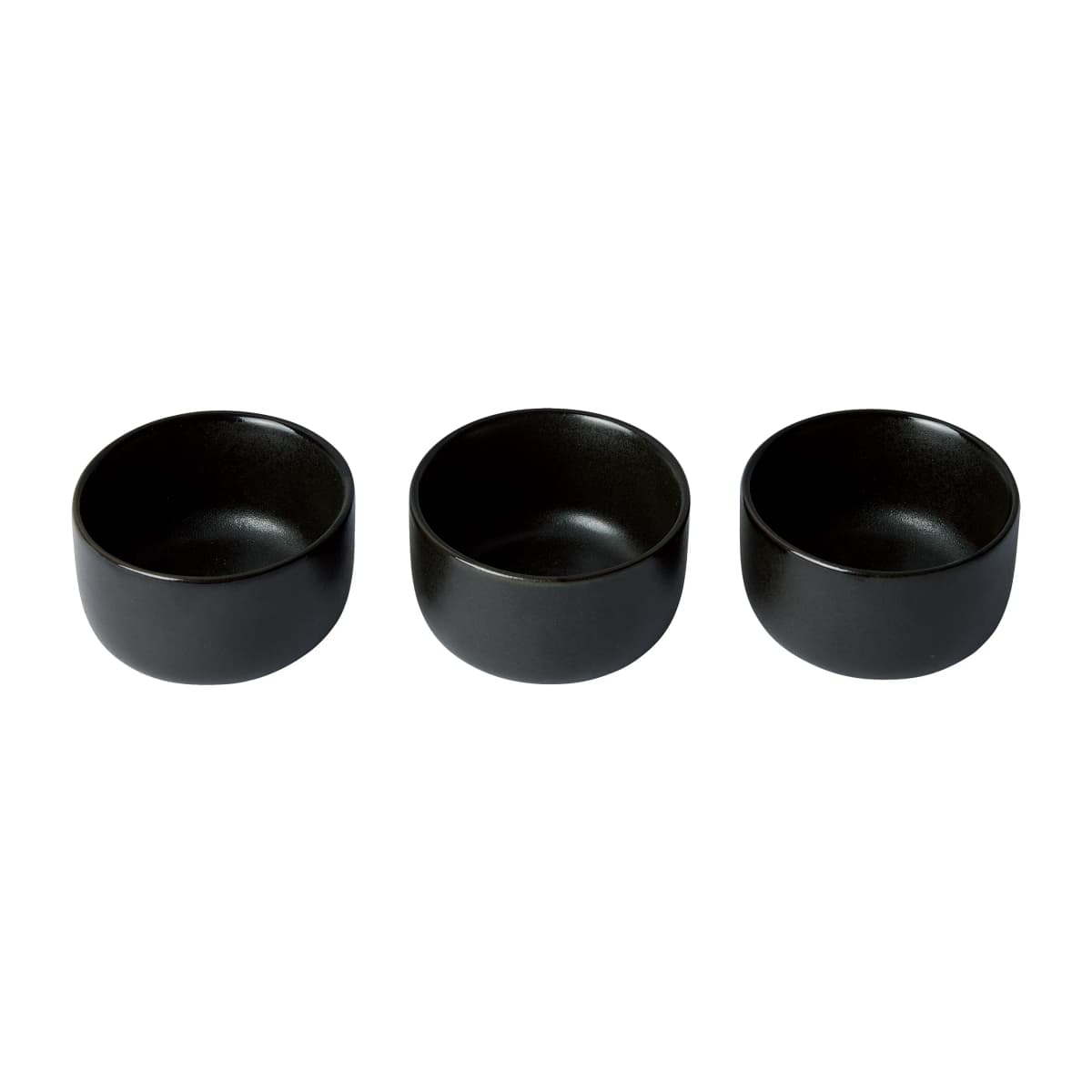Raw skål mini Ø7,5 cm 3-stk., Titanium Black