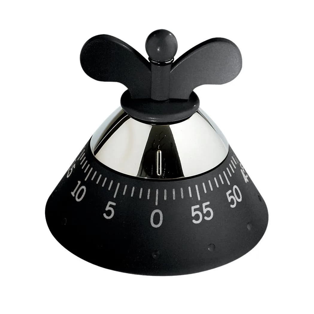 Alessi kjøkkentimer, svart
