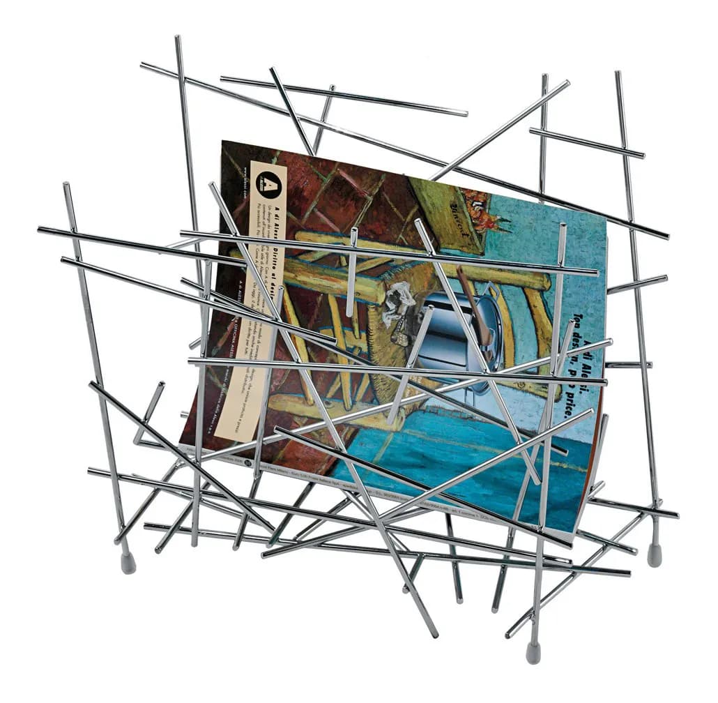 Blow up magasinholder, rustfritt stål