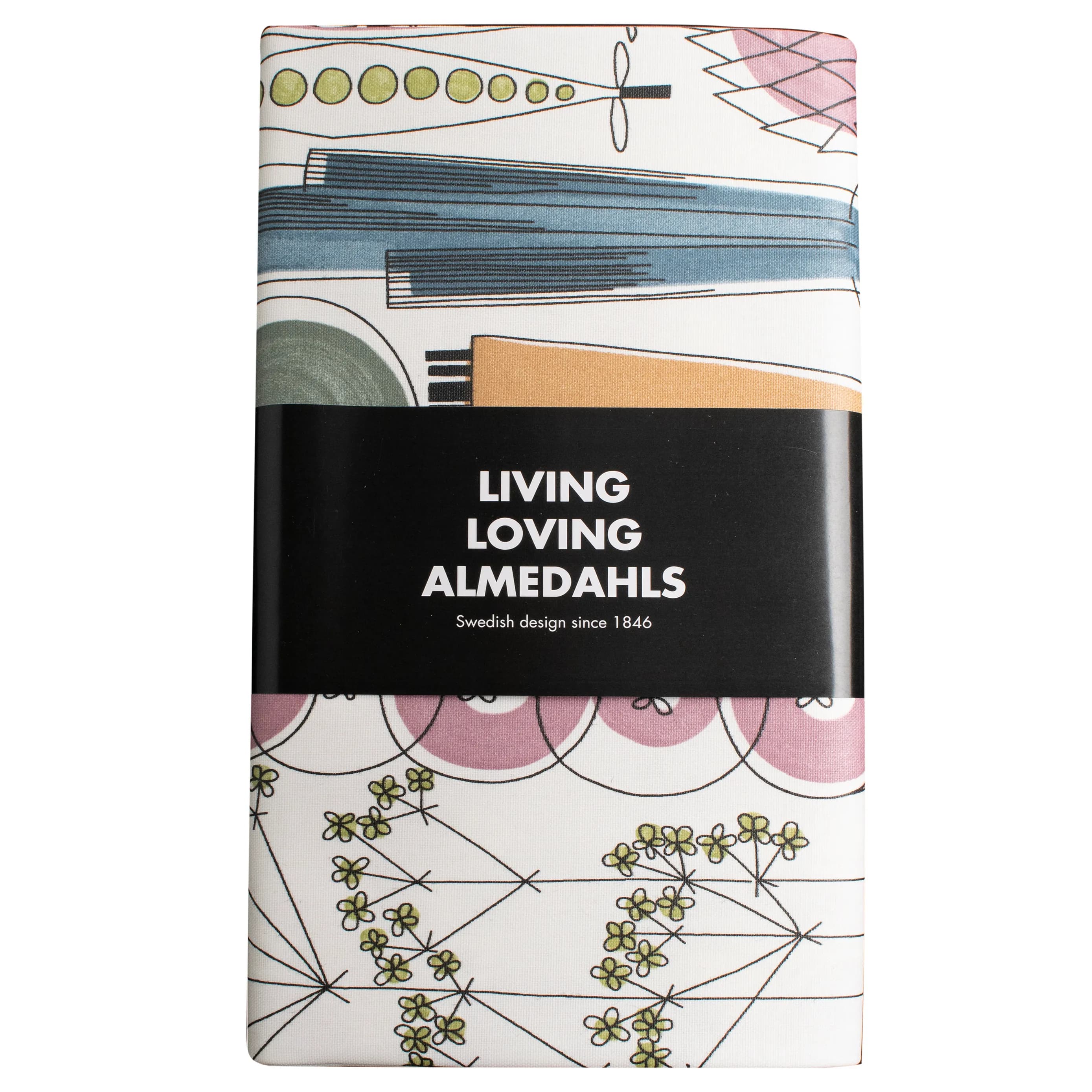 Picknick voksduk 145x220 cm, Blå-rosa