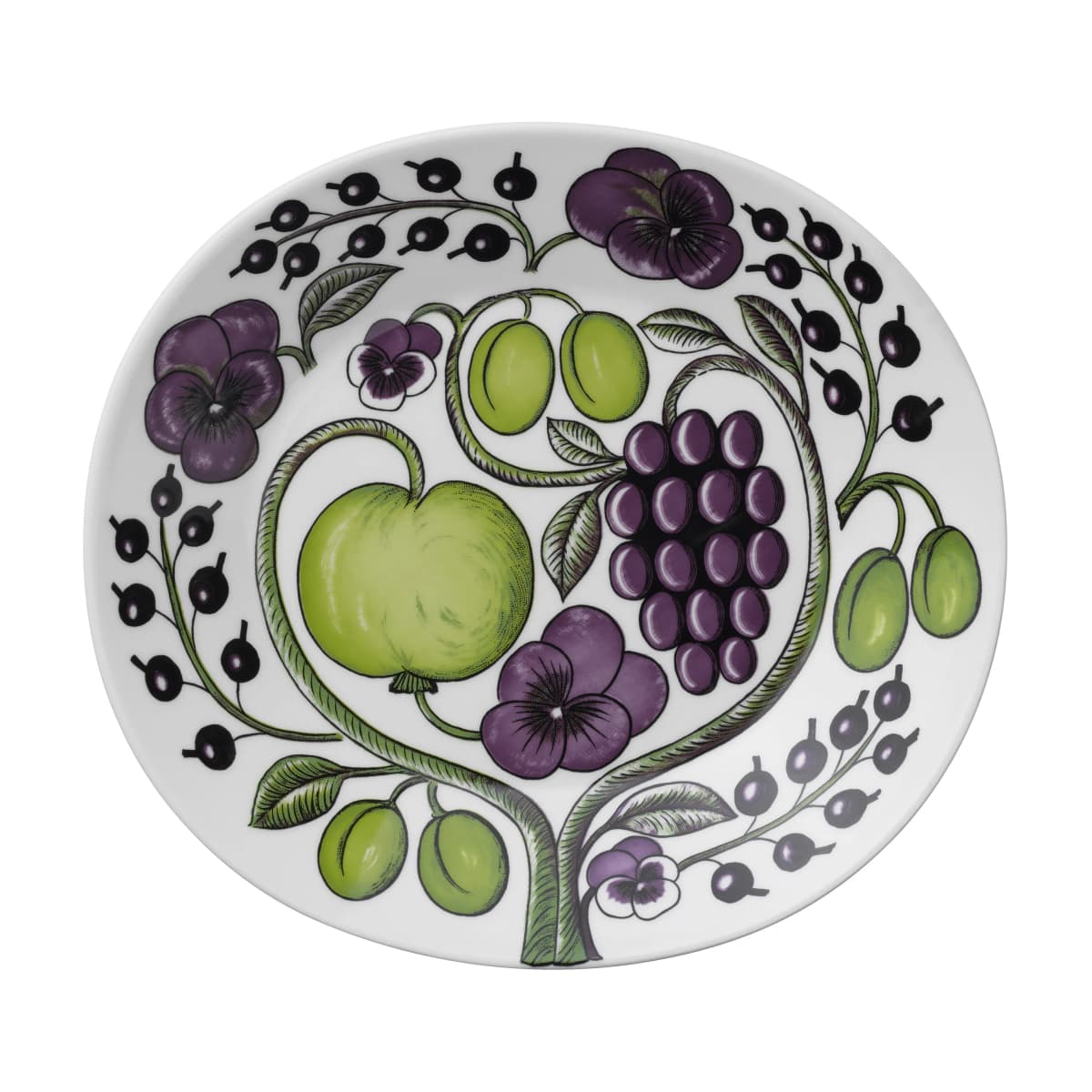 Paratiisi tallerken oval 25 cm, Lilla