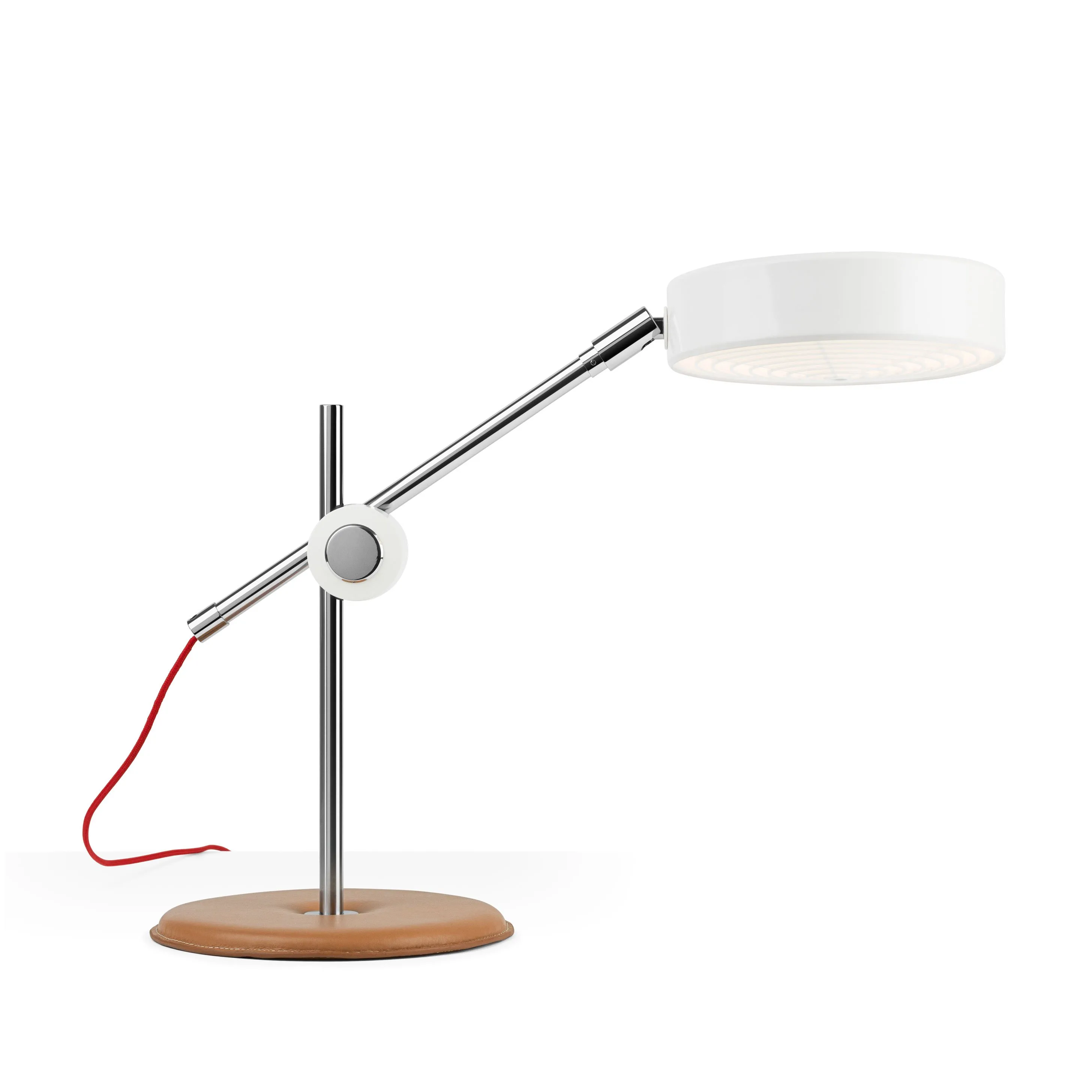 Simris bordlampe, hvit