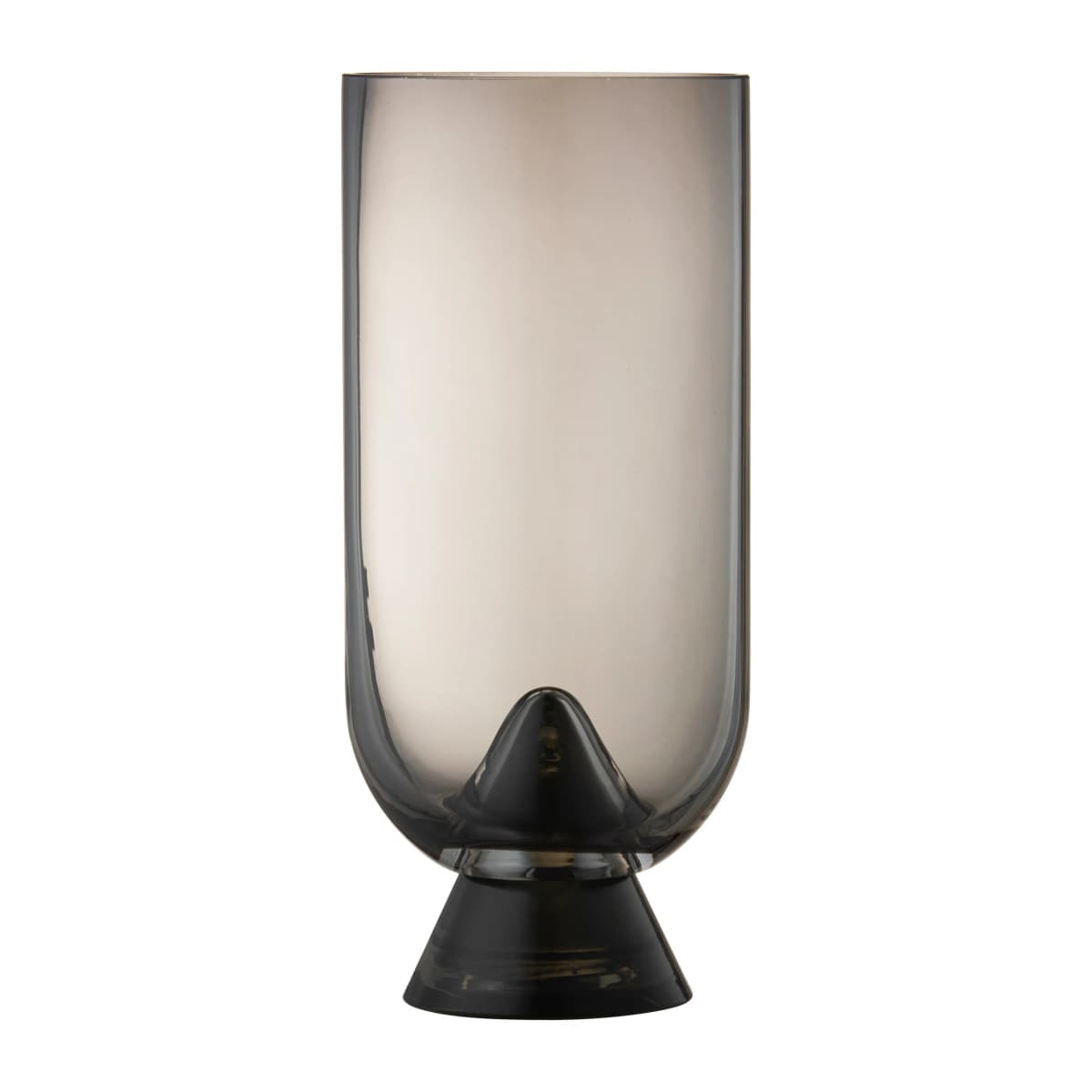 Glacies vase 38 cm, Svart