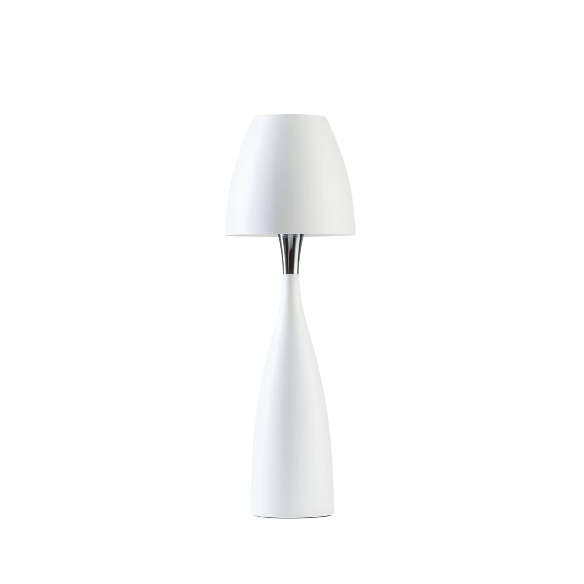 Anemon bordlampe, stor, matt hvit