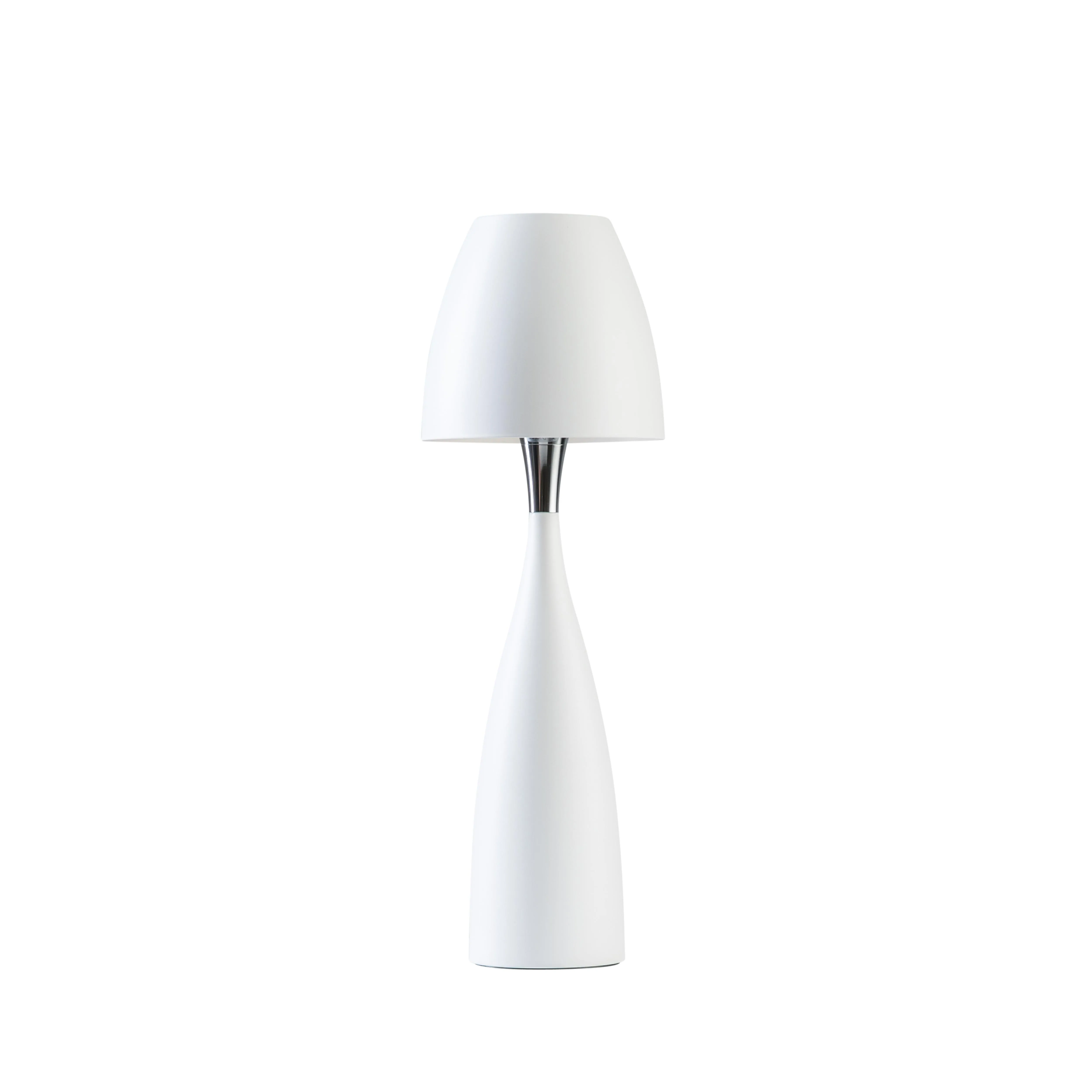 Anemon bordlampe, stor, matt hvit