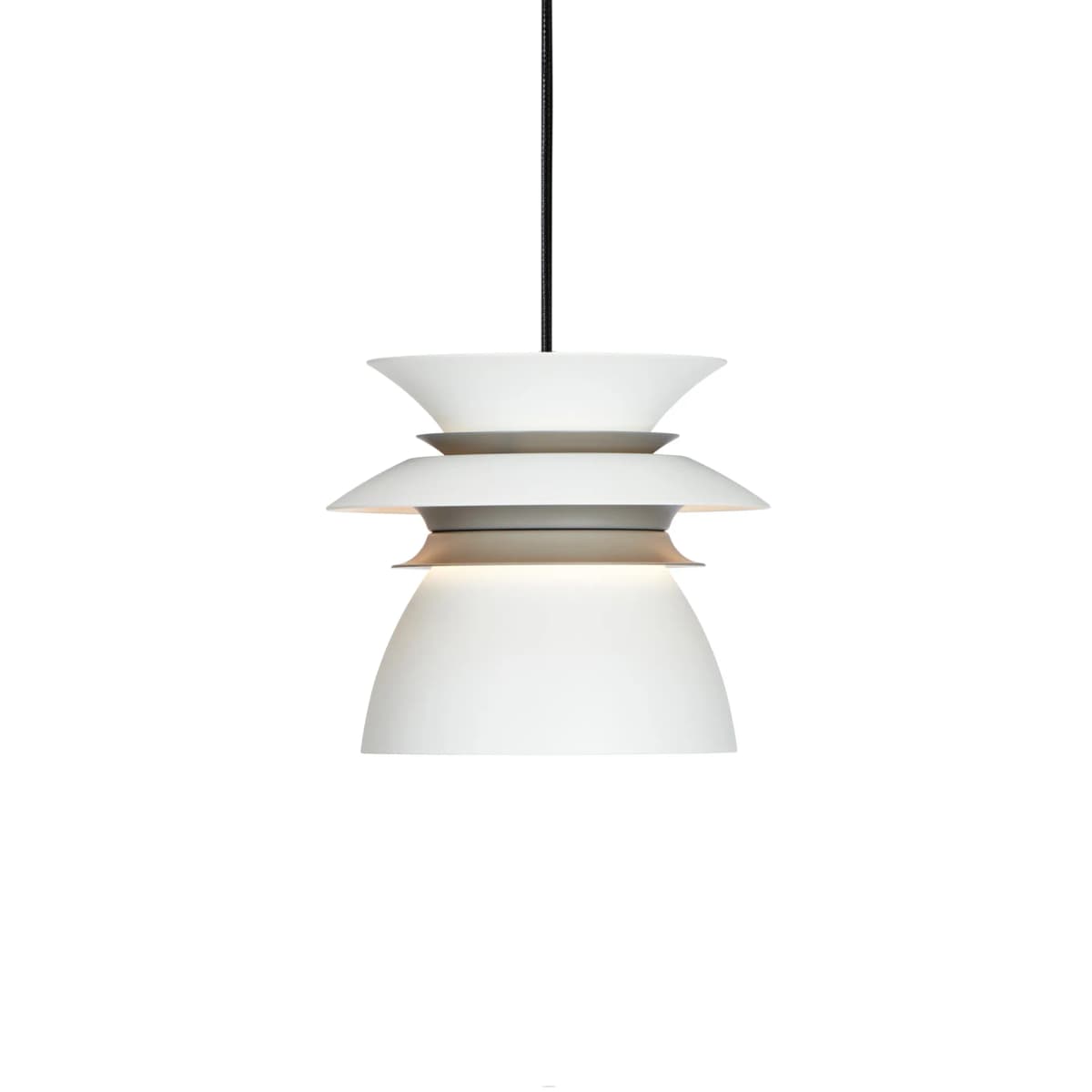 Diablo taklampe Ø16,5 cm, Matthvit-varmgrå
