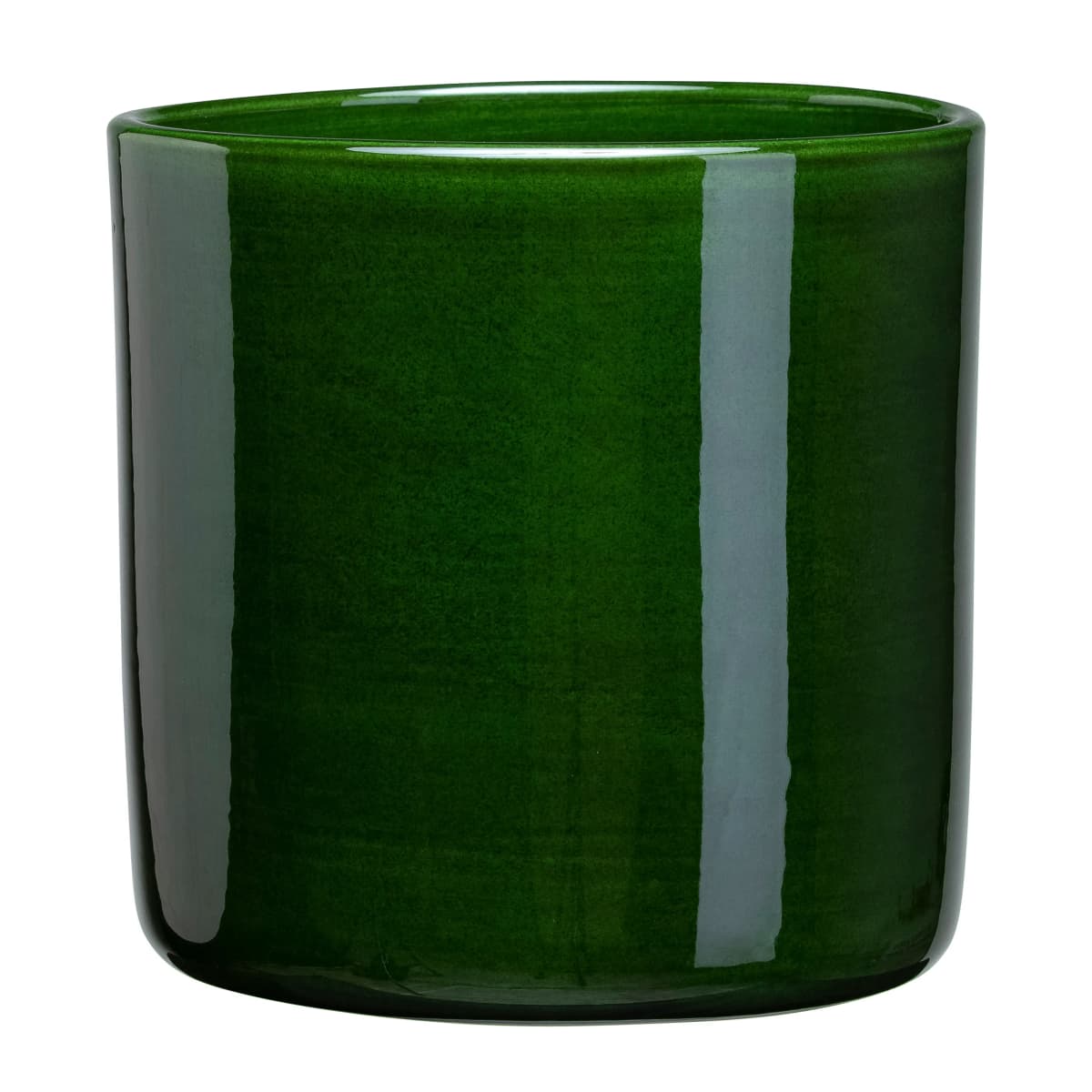 Romeo krukke glassert Ø17 cm, Grønn