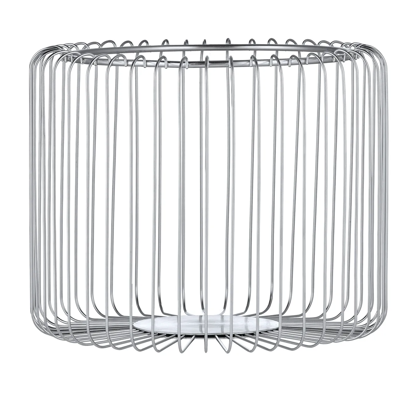 Estra trådkurv Ø 30 cm, Krom