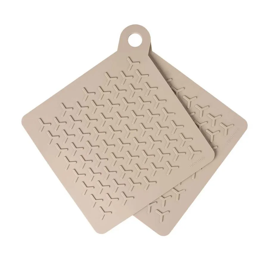 Flip grytelapper 2-stk., Nomad (beige)
