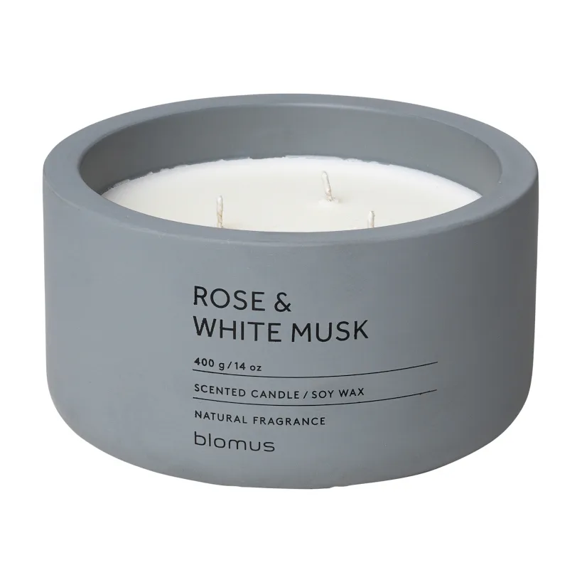 Fraga duftlys 25 timer, Rose & White Musk-Flintstone