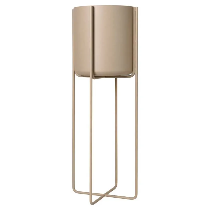 Kena krukke på bein M h80,5 cm Ø29 cm, Nomad (beige)
