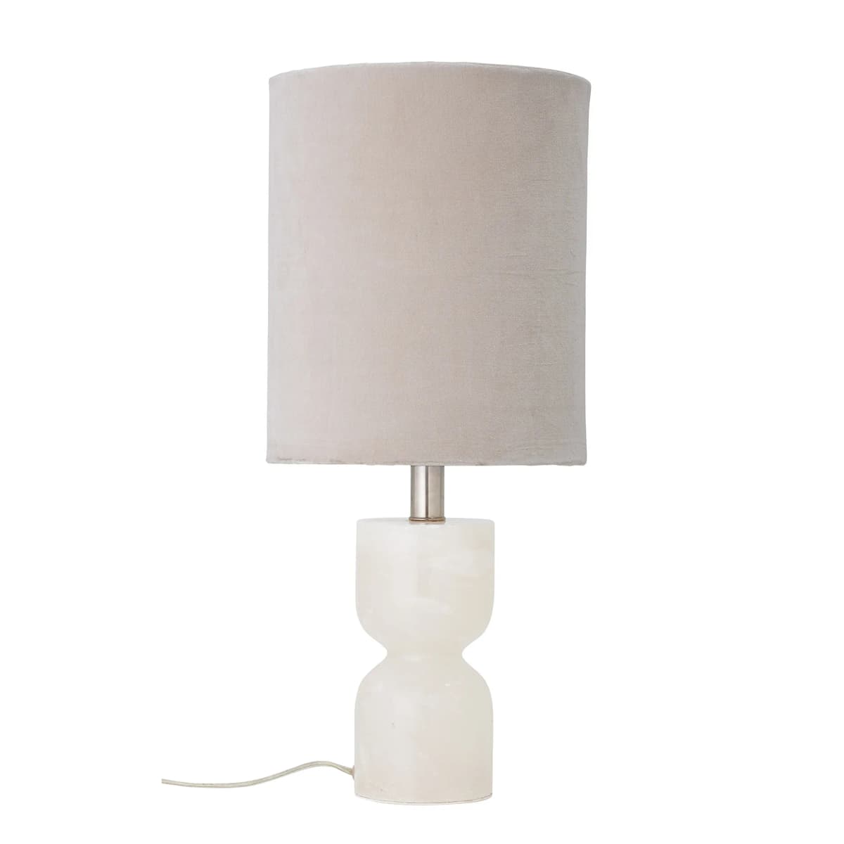 Bloomingville bordlampe alabaster 59 cm, Natur