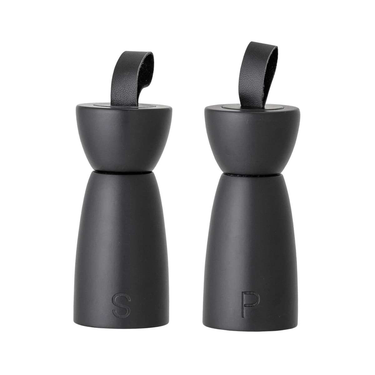 Bloomingville salt- og pepperkvern 15 cm, Svart