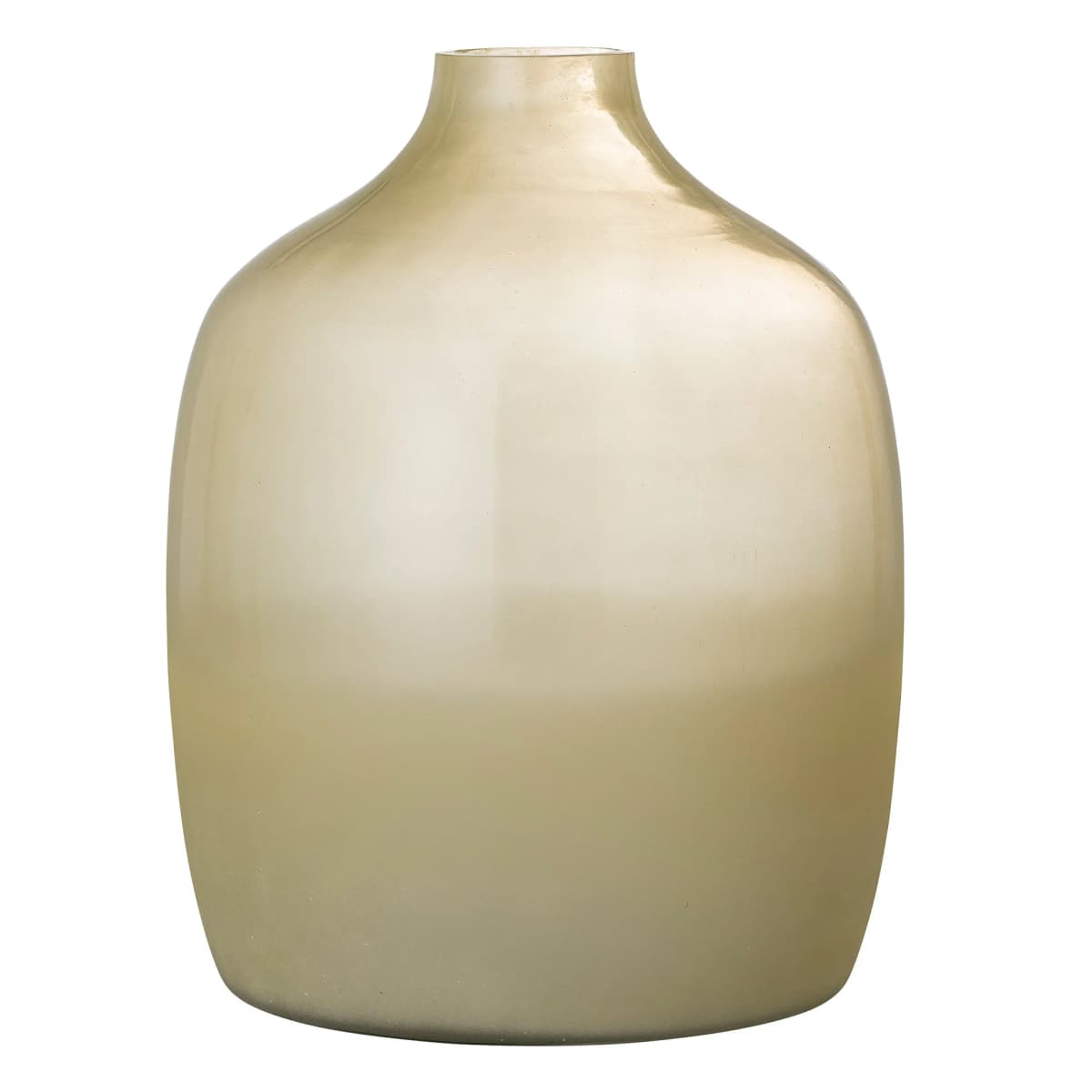 Idima glassvase 30 cm, Gul