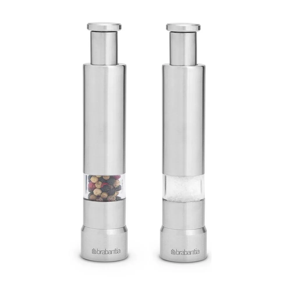 Brabantia salt- og pepperkvern, matt stål