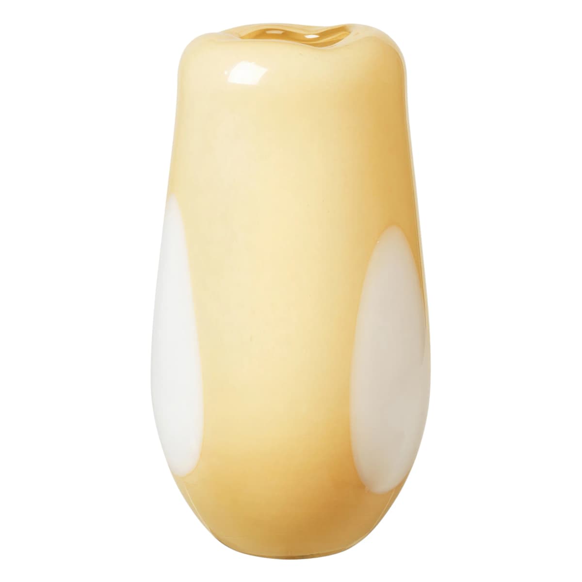 Ada Dot glassvase 37 cm, Golden fleece yellow