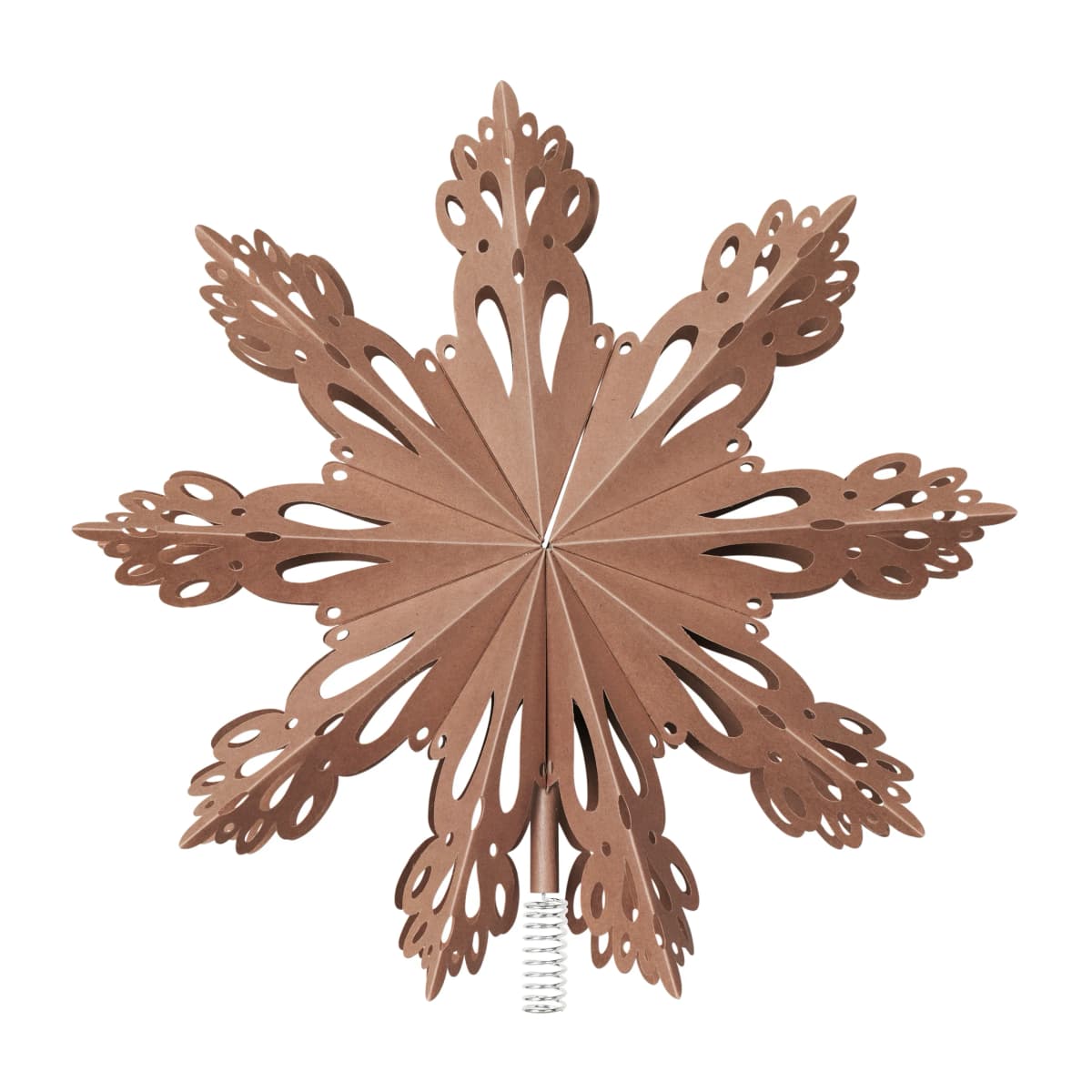 Christmas star juletrestjerne Ø 30 cm, Indian tan