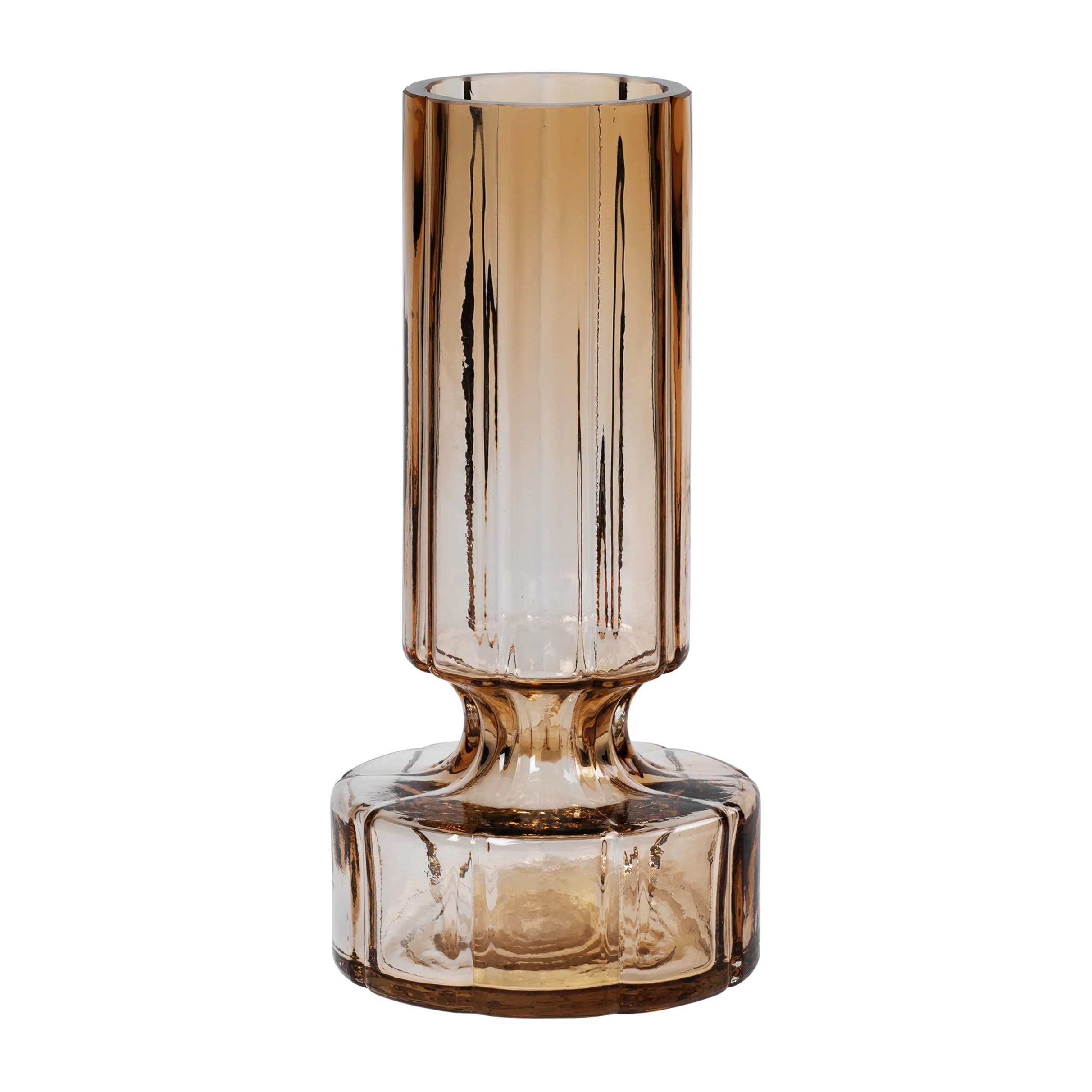 Hyacint glassvase 24,9 cm, Indian tan