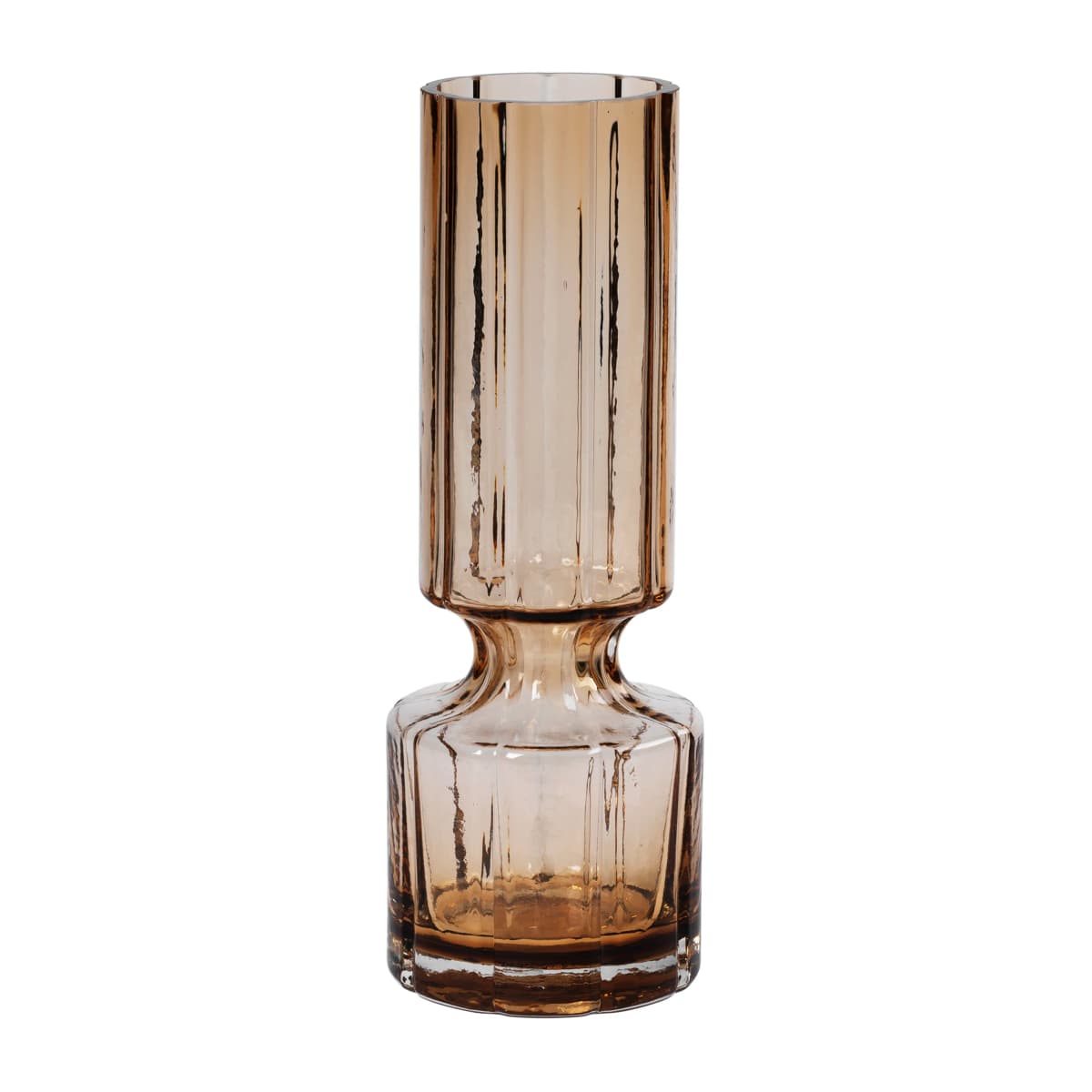 Hyacint glassvase 28,3 cm, Indian tan