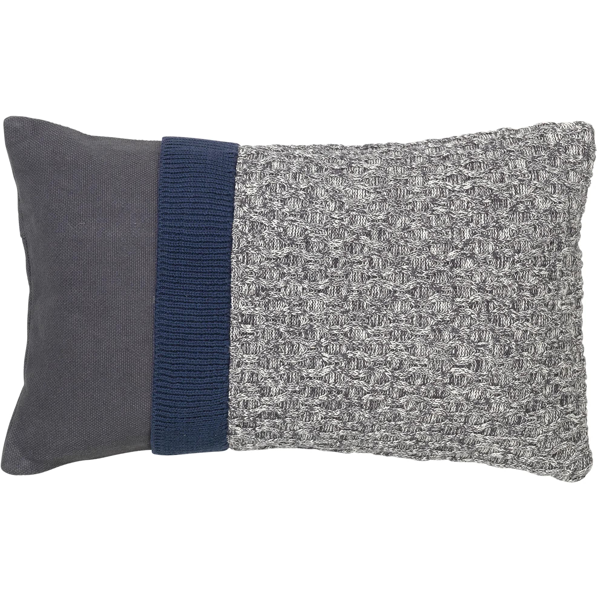 Knit putevar 30x50 cm, Dark grey-blue night