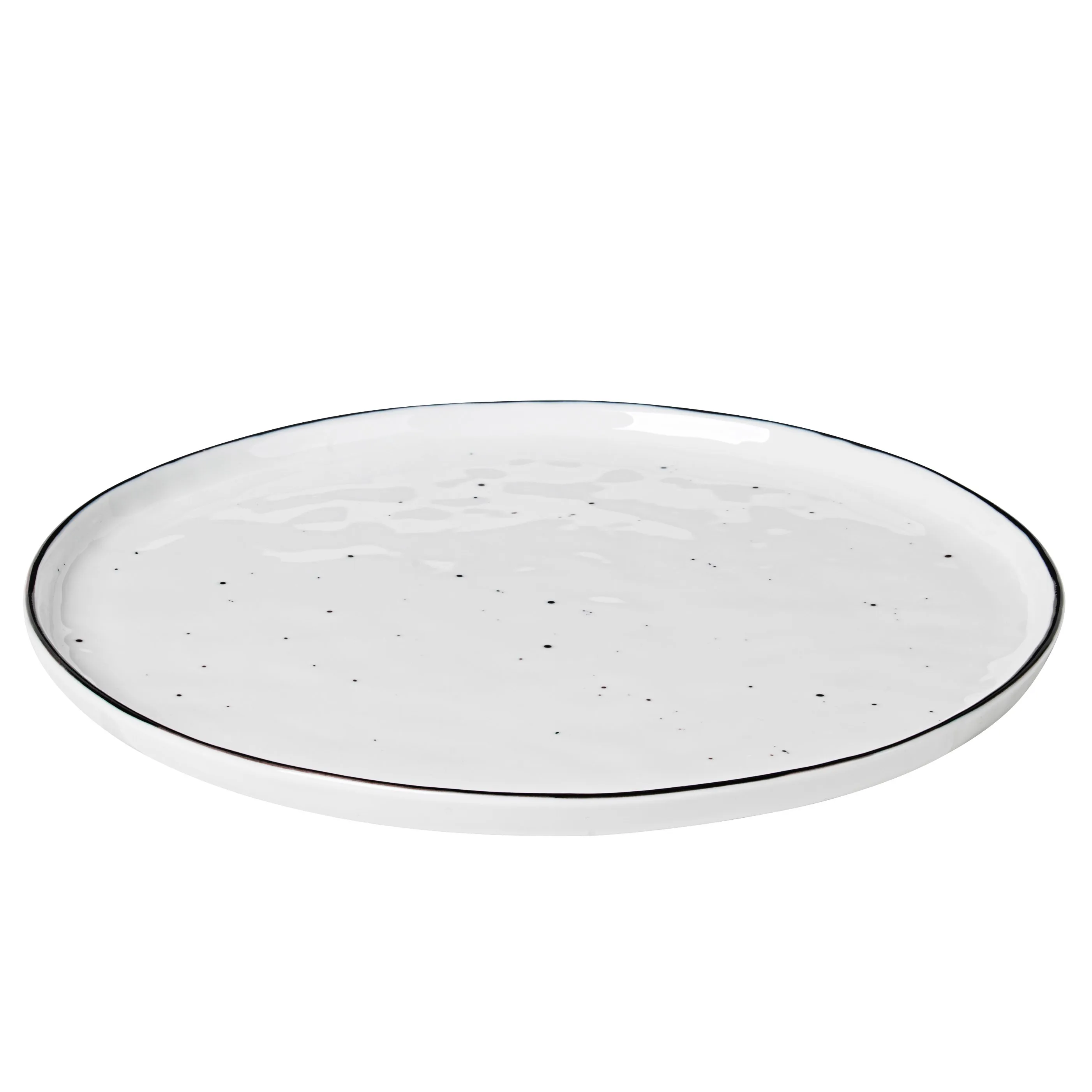Salt tallerken med prikker, Diameter 28 cm