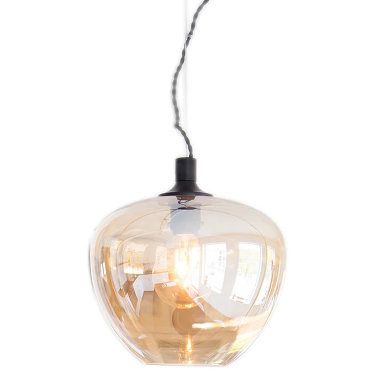 Bellissimo taklampe, amber