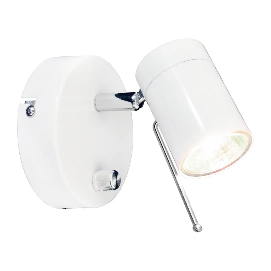 Correct vegglampe, Hvit