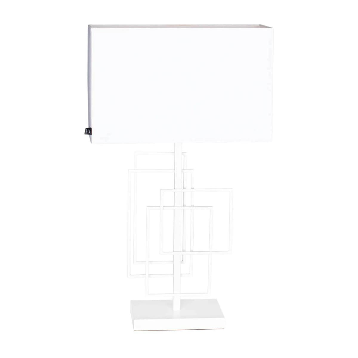 Paragon bordlampe 69 cm, Matt hvit