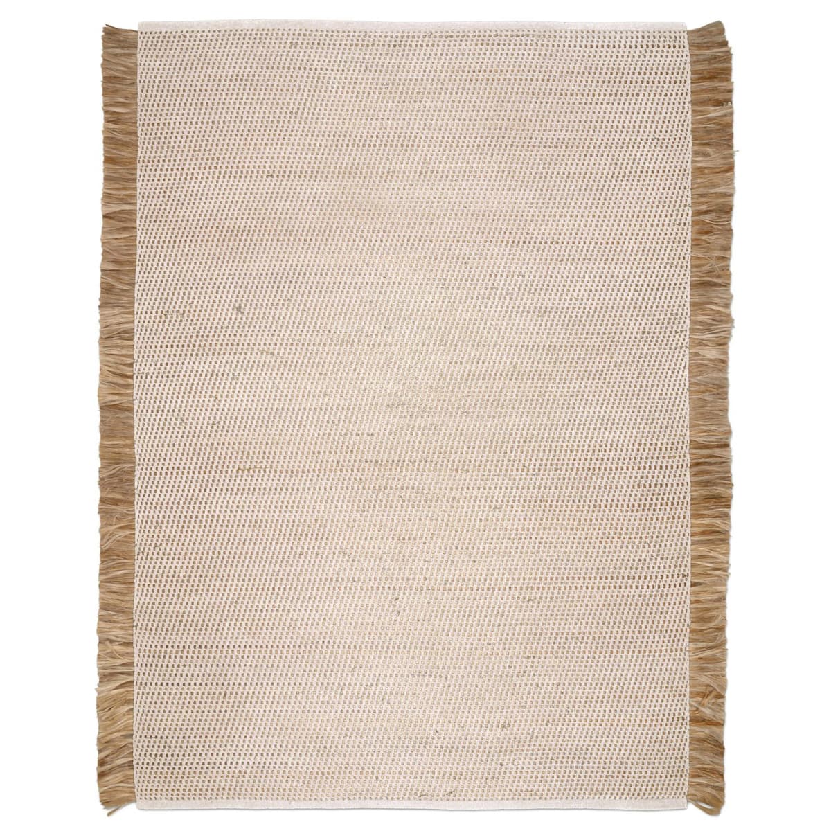 Goa gulvteppe 250x350 cm, Hvit-Jute