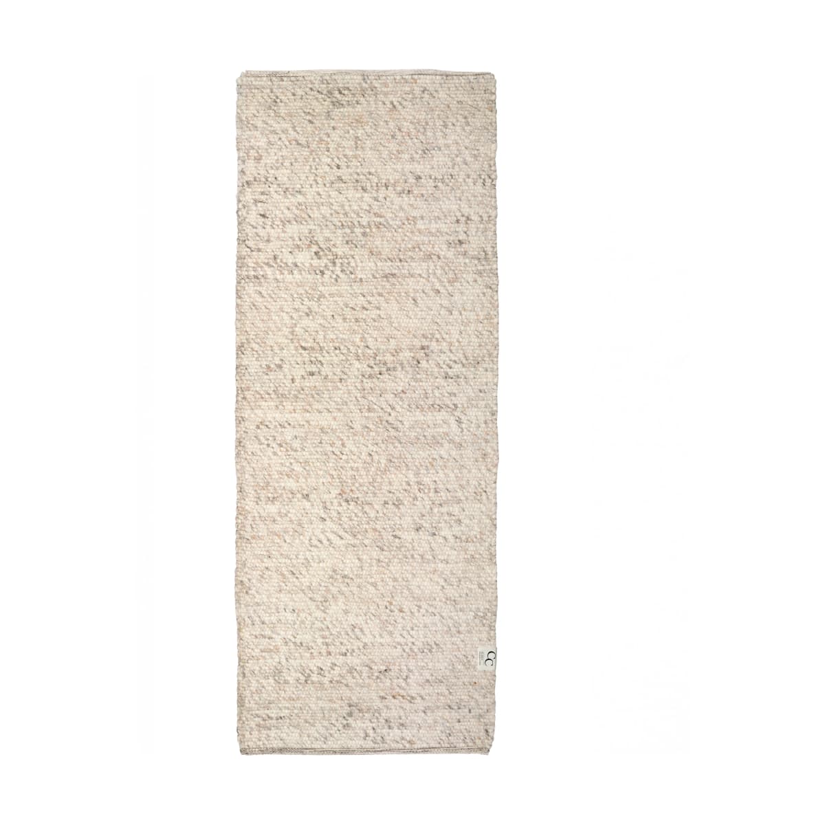 Merino ullteppe 80x250 cm, Naturbeige