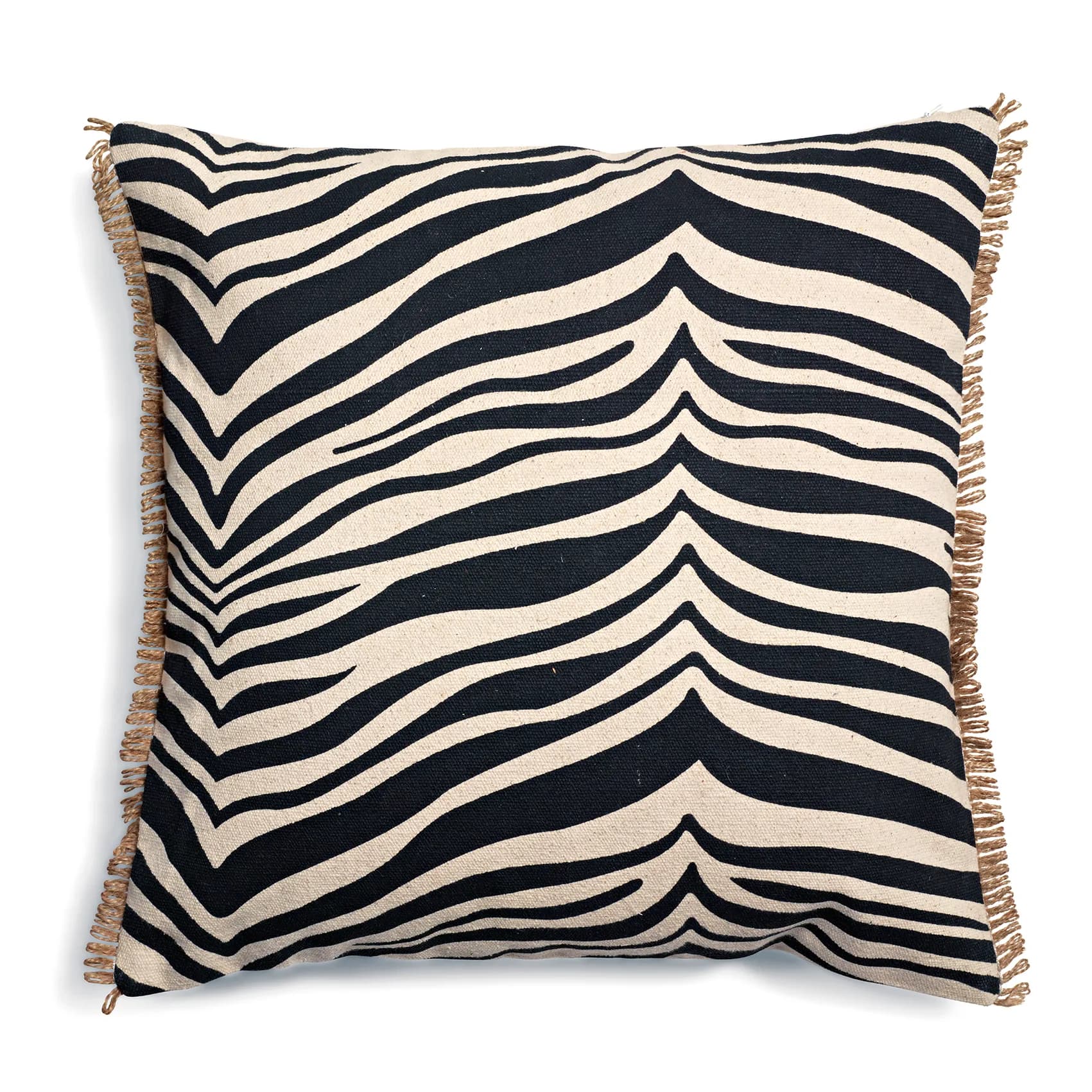 Zebra pute 50x50 cm, Svart