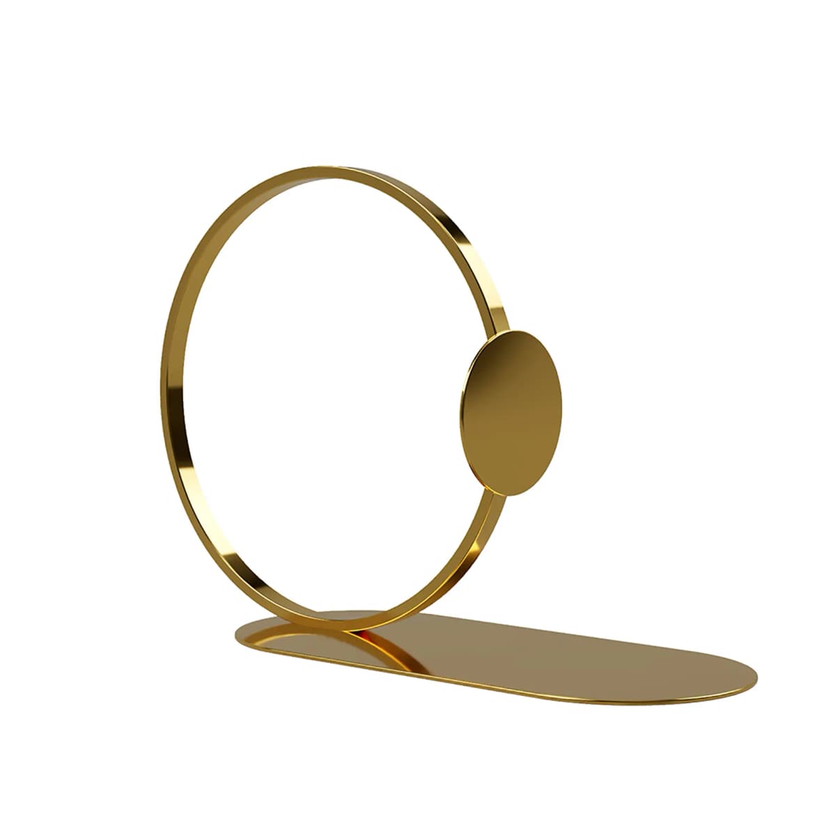Book Ring bokstøtte 10 cm, Messing