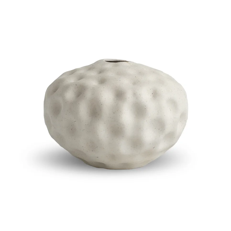 Seedpod vase 10 cm, Vanilla