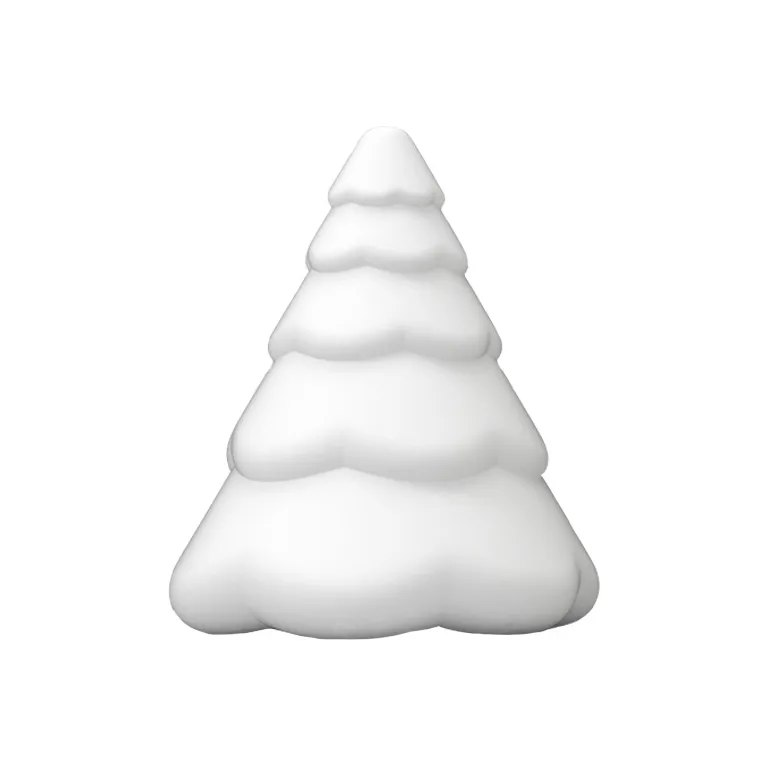 Snowy juletre 20 cm, White