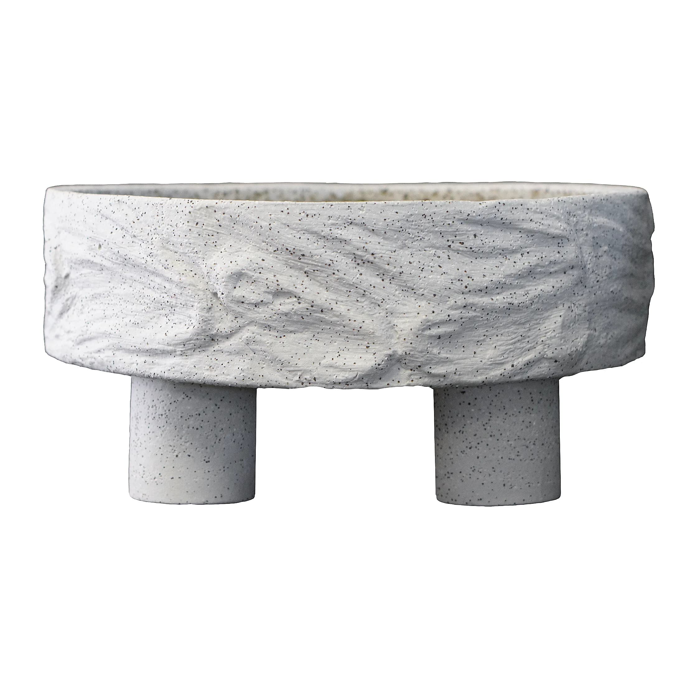 Clay plate tallerken på bein Ø25 cm, Sand