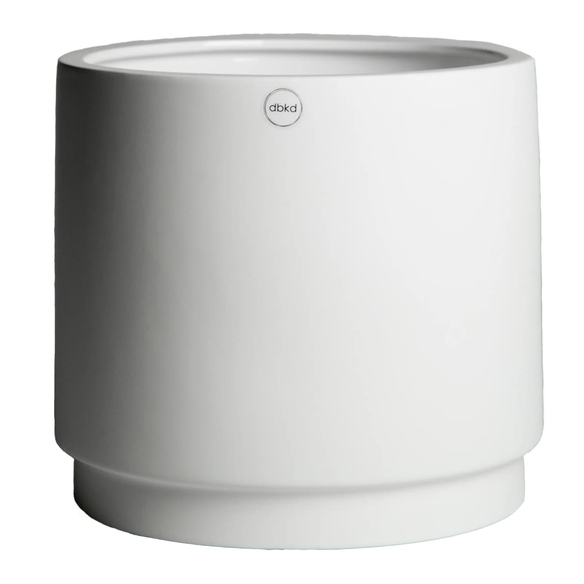 Solid krukke white, Stor ø24 cm